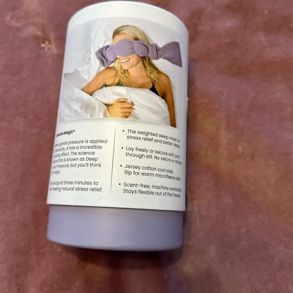 Nodpod Purple weighted Sleep Mask NWT - Picture 3 of 15